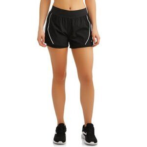ACTIVE BLACK SHORTS WHITE STRIPES